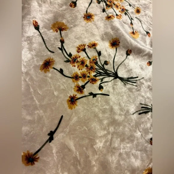 Anthropologie White Floral Kimono Top - Picture 4 of 4